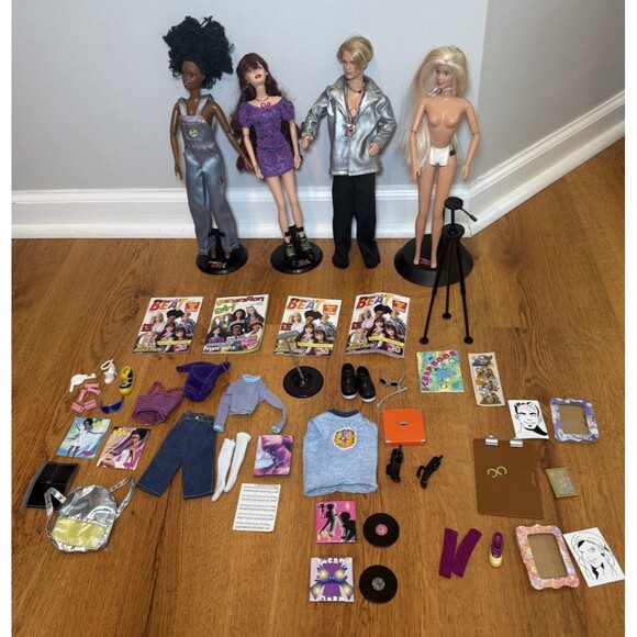 Vtg Generation Girl Barbie 1999 Lot Of 4 w/ Accessories Nichelle Chelsie Blaine - Picture 3 of 15